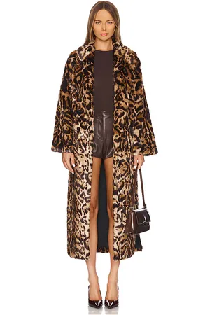 Adrienne Landau The Pamela Faux Fur Coat in . Size S.