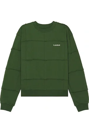FLÂNEUR Cut & Sew Sweatshirt in . Size M, S, XL/1X.