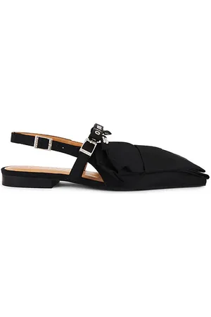 Ganni Big Bow Slingback Ballerina in . Size 38, 40.