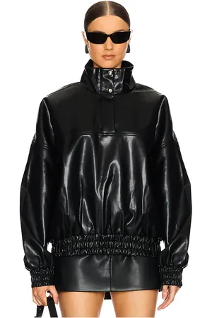 SER.O.YA Mia Faux Leather Pullover in . Size M, S, XS, XXS.