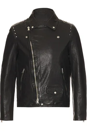 AllSaints Crow Biker Jacket in . Size S, XL/1X.
