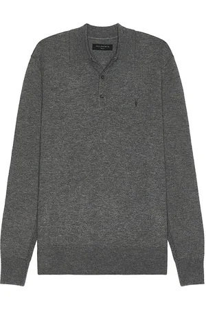 AllSaints Kilburn Long Sleeve Polo in . Size S.