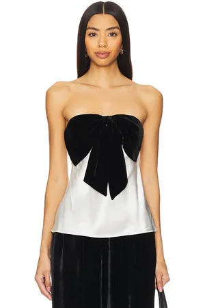 CAMI Lora Camisole in Black,White. Size XS.