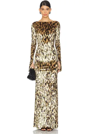 LAPOINTE Boatneck Gown in . Size M, XS.