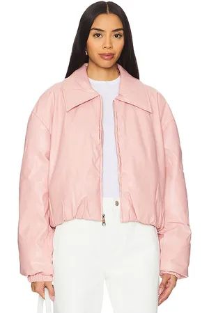 bubish Elsa Leather Bomber Jacket in . Size M, S, XS.