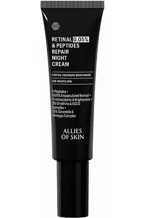 Allies of Skin 0.05% Retinal & Peptides Advanced Repair Night Cream in .