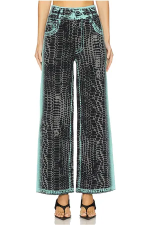 PH5 Zahra Wide Leg Pants in Black,Teal. Size M, S, XS.