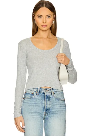 Bobi Cropped Longsleeve Top in . Size M, S, XS.