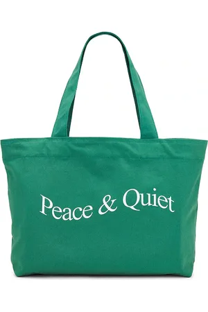 Museum of Peace and Quiet Wordmark Pigment Dyed Tote Bag in .