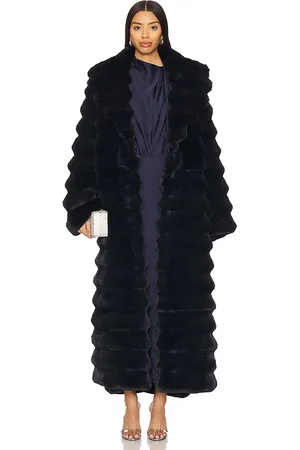 Adrienne Landau X Revolve The Chinchilla Full Length Coat in . Size M, S.