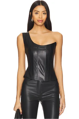 Sketch-Y X REVOLVE Jade Leather Corset in . Size XS.