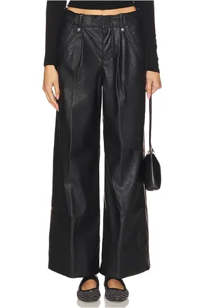Free People X REVOLVE Afton Faux Leather Trouser in . Size 10, 12, 14, 2, 4, 6, 8.
