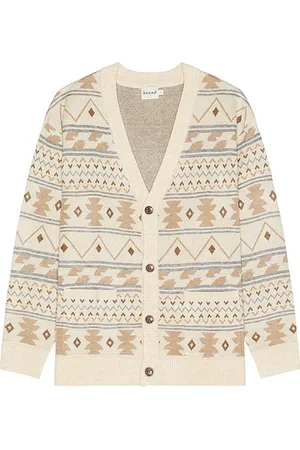 Bound Aztec Grandad Cardigan in . Size M, S.