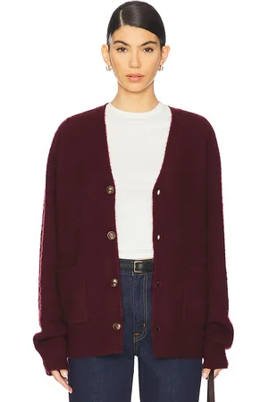 WAO Solid Brushed Cardigan in . Size M, S, XL/1X, XS.