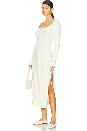 Free People Heart Of Gold Midi Dress in . Size M, S, XL, XS.