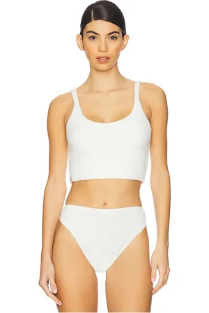 Barefoot Dreams CozyChic Luxe Cropped Cami in . Size M, S, XL, XS.