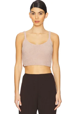 Barefoot Dreams CozyChic Luxe Cropped Cami in . Size M, S, XL, XS.