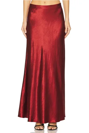 Vince Satin Maxi Skirt in . Size M, S.