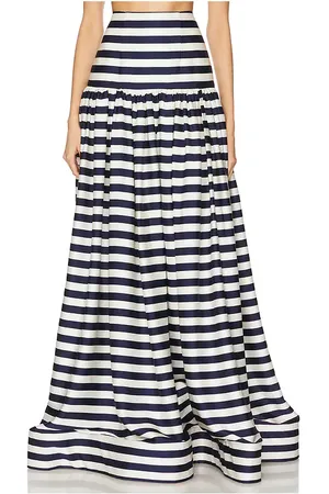 Bronx and Banco Quinn Striped Maxi Skirt in & White in . Size S.