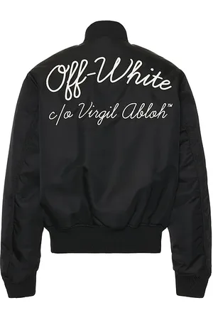 OFF-WHITE Script Bomber Jacket in . Size 50.