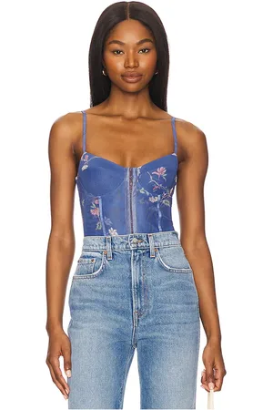 Free People X Intimately FP Printed Night Rhythm Bodysuit in . Size M, S, XL, XS.