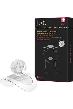 Foreo FAQ Microneedling Anti-wrinkle Hyaluronic Acid Patches For Forehead 3 Pack in .