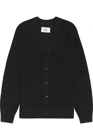Reigning Champ Textured Boucle Turf Cardigan in . Size M, S, XL/1X.