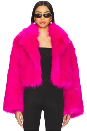 Adrienne Landau Teddy Bomber Jacket in . Size S.