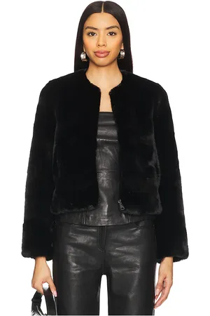 AllSaints Florence Faux Fur Coat in . Size S.