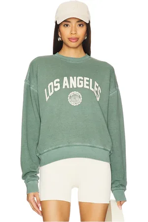 GOOD AMERICAN Brushed Fleece Graphic Crewneck in . Size XS.