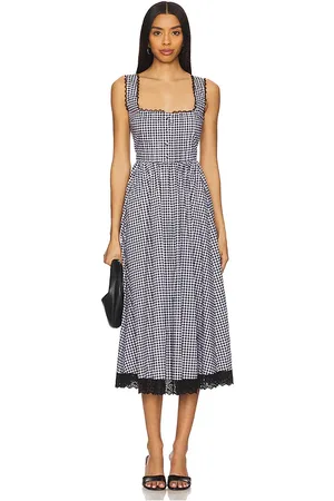 Caroline Constas Alanna Apron Midi Dress in . Size M.