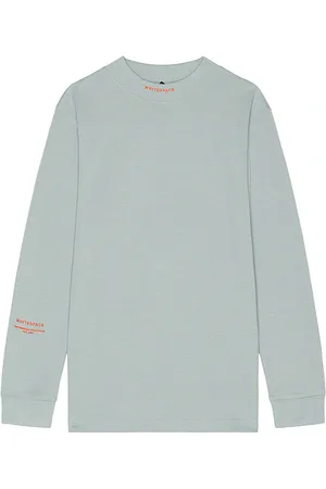 Whitespace Merino Baselayer Mockneck Tee in . Size M, S, XL/1X.