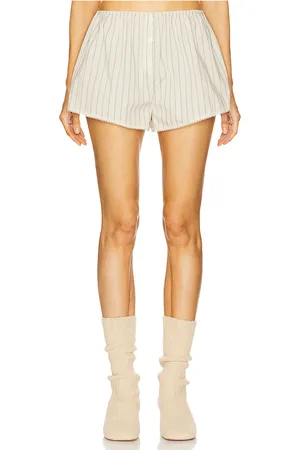 Helsa Pinstripe Poplin House Short in . Size M, S, XL.
