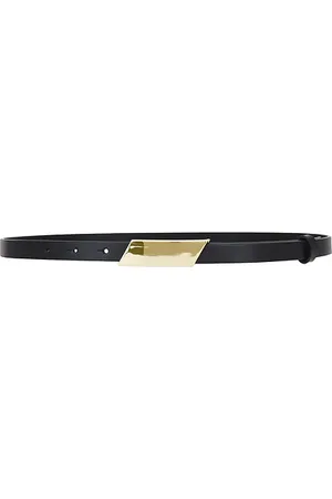 BLACK SUEDE STUDIO Solid Belt in . Size M, S.