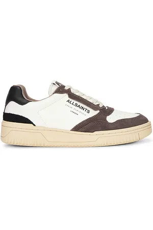 AllSaints Regan Low Top in Brown,White. Size 8, 9.