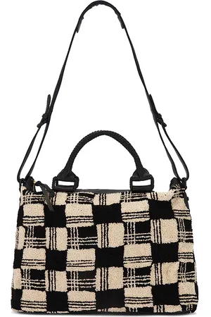 Cleobella Weekend Bag in Black,White.