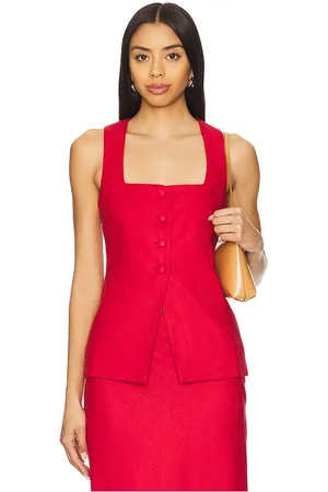 FAITHFULL THE BRAND Jackie Vest in . Size S, XL, XS.