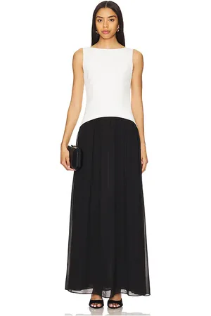 Lovers And Friends Suki Maxi Dress in White,Black. Size M, S, XL, XS, XXS.
