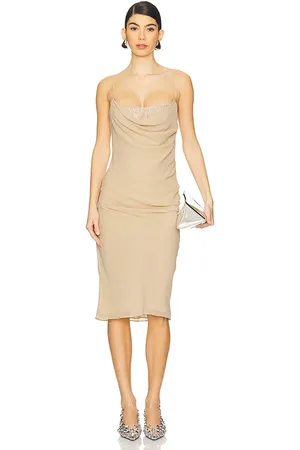 The Attico Sleeveless Midi Dress in . Size 38, 40, 42, 44.
