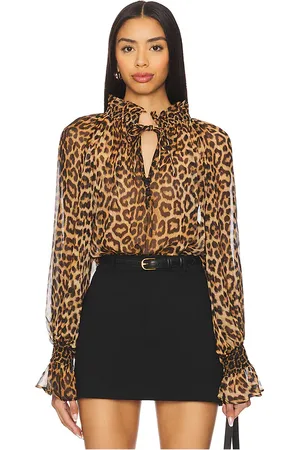 ALICE+OLIVIA Norah Peasant Blouse in . Size M, S, XS.