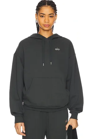 alo Accolade Hoodie in Charcoal,Dark Green. Size M, S, XS.
