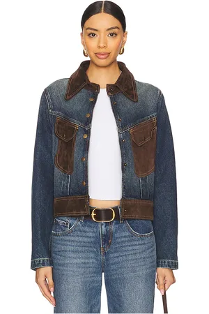 NILI LOTAN Brooklyn Denim Jacket in . Size S.