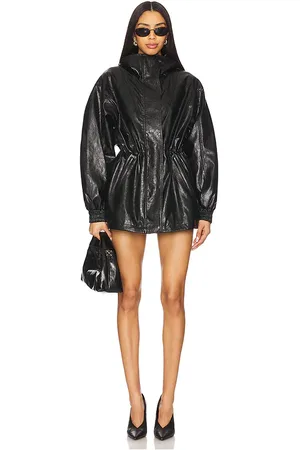 RAG&BONE Monica Faux Leather Foil Jacket in . Size XL.
