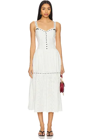 Frankies Bikinis X Bella Hadid Bishop Maxi Dress in . Size M, S, XL, XS.