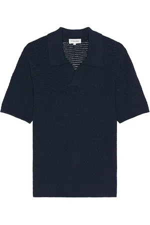 Frame Short Sleeve Sweater Polo in . Size S.