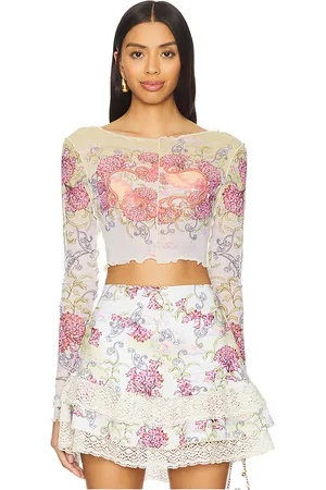 Agua Bendita X REVOLVE Nelly Crop Top in . Size M, S, XL.