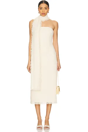 SER.O.YA Lott Boucle Midi Dress in . Size M, S, XL, XS, XXS.