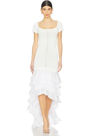 Alejandra Alonso Rojas Knit Ruffle Dress in . Size M, S.