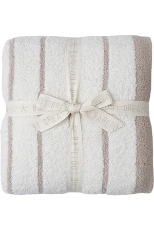 Barefoot Dreams CozyChic Border Stripe Throw in .