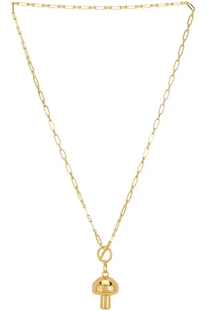 Timeless Pearly Mushroom Necklace in .